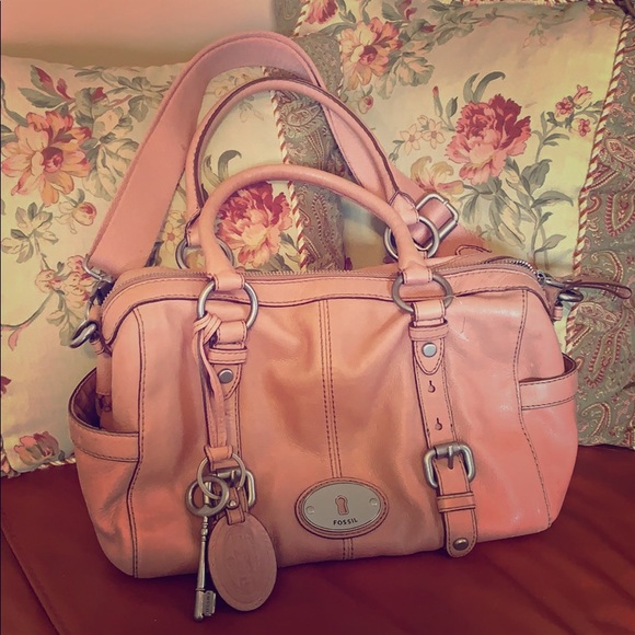 Fossil Handbags - Fossil🗝Leather Satchel & Crossbody